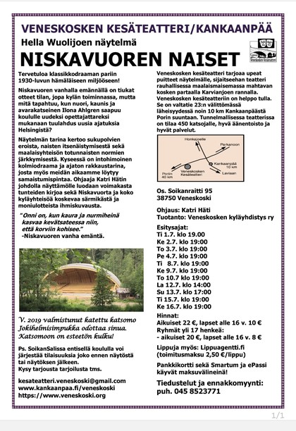 kesäteatteri satakunta kankaanpää